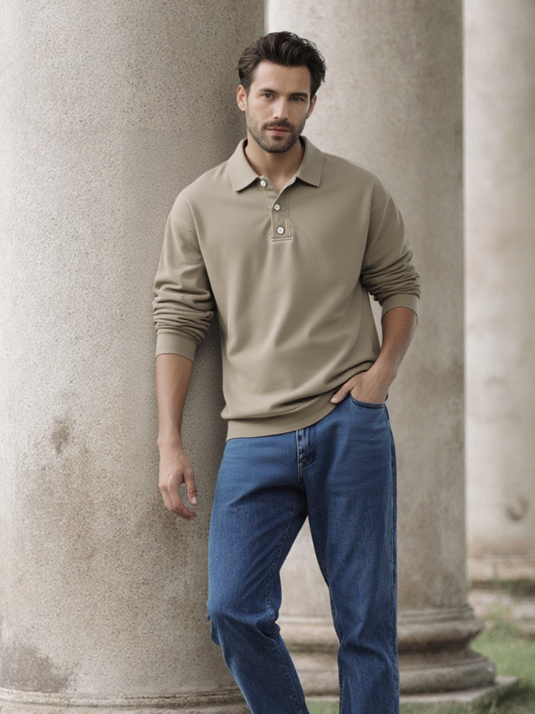 MOHR. HERITAGE POLO LONGSLEEVE
