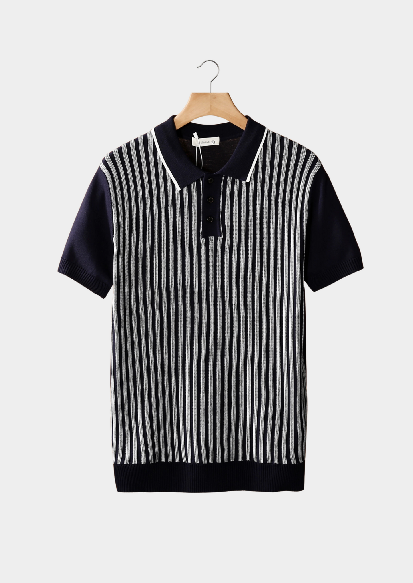 VORO VERTICAL STRIPED POLO