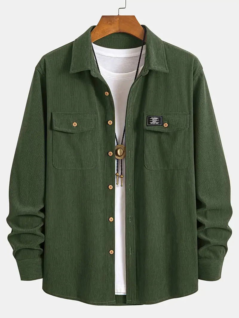 SABLE CORDUROY MET KNOPEN