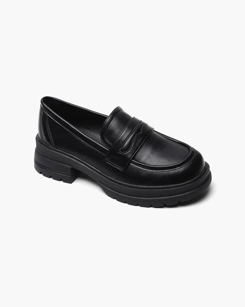 LEATHER LOAFERS