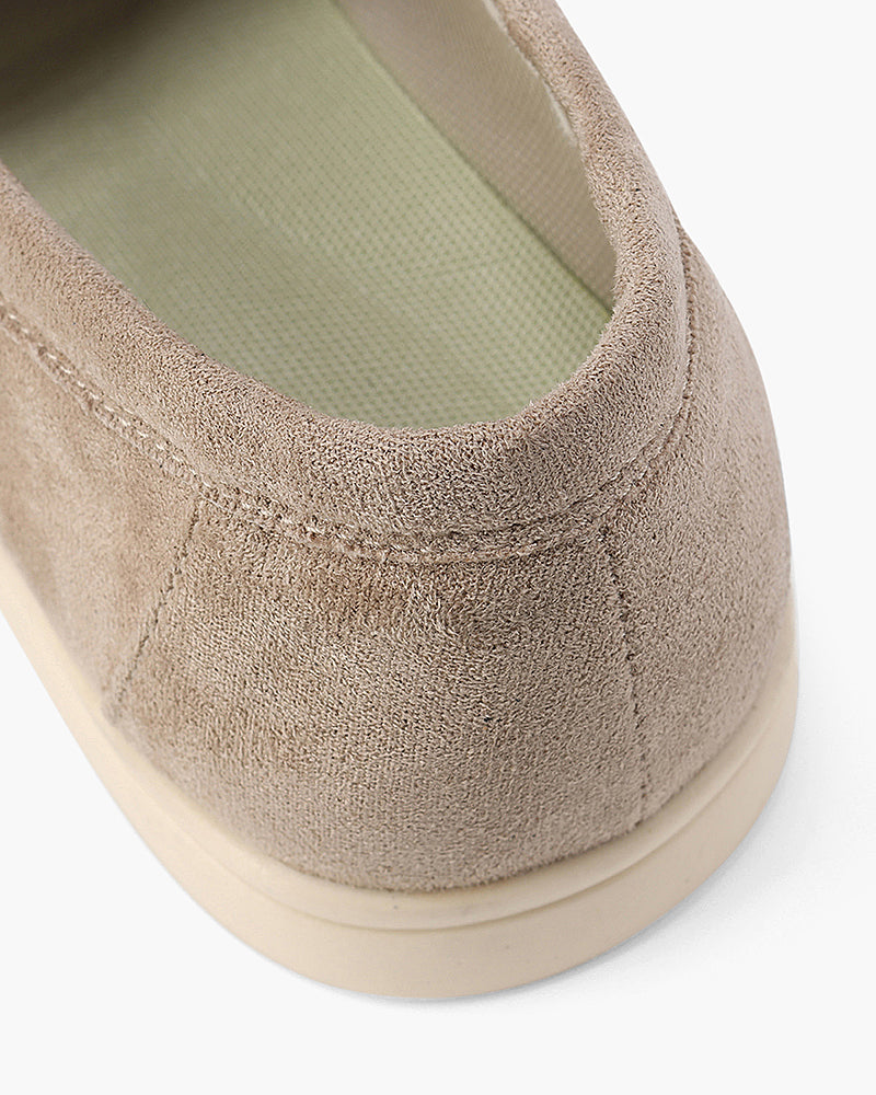 SUEDE SLIP-ON LOAFERS