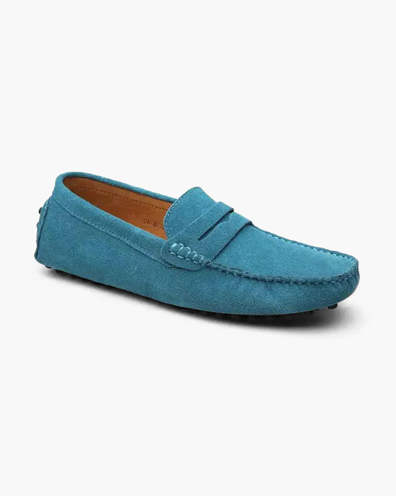 SUEDE DRIVER LOAFERS