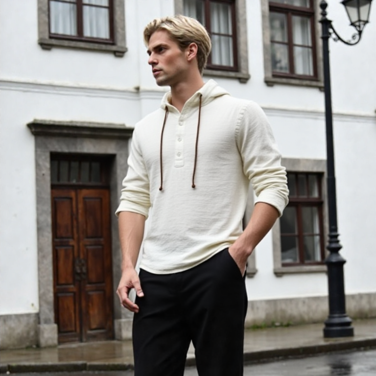 SANTORINI™ SHIRT MET CAPUCHON