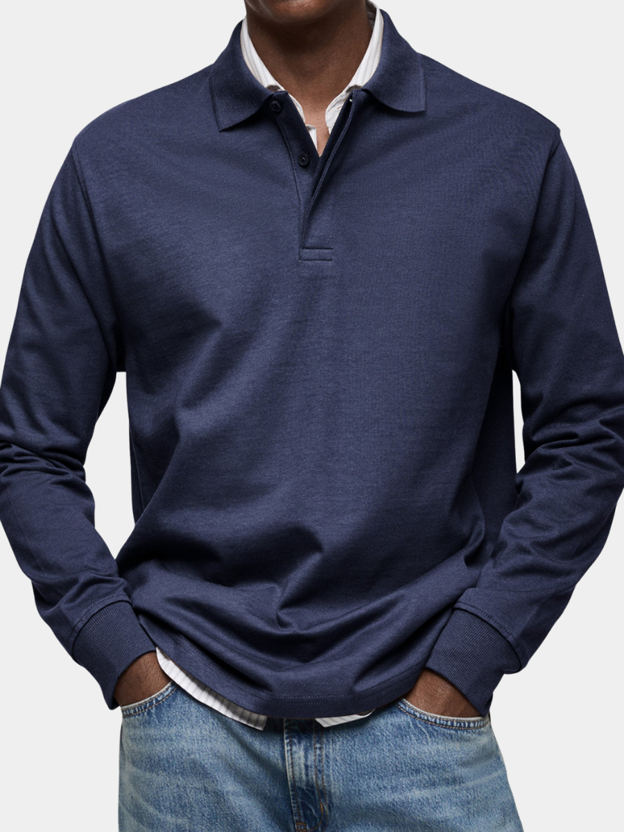 MOHR. LUXE POLO MET LANGE MOUWEN