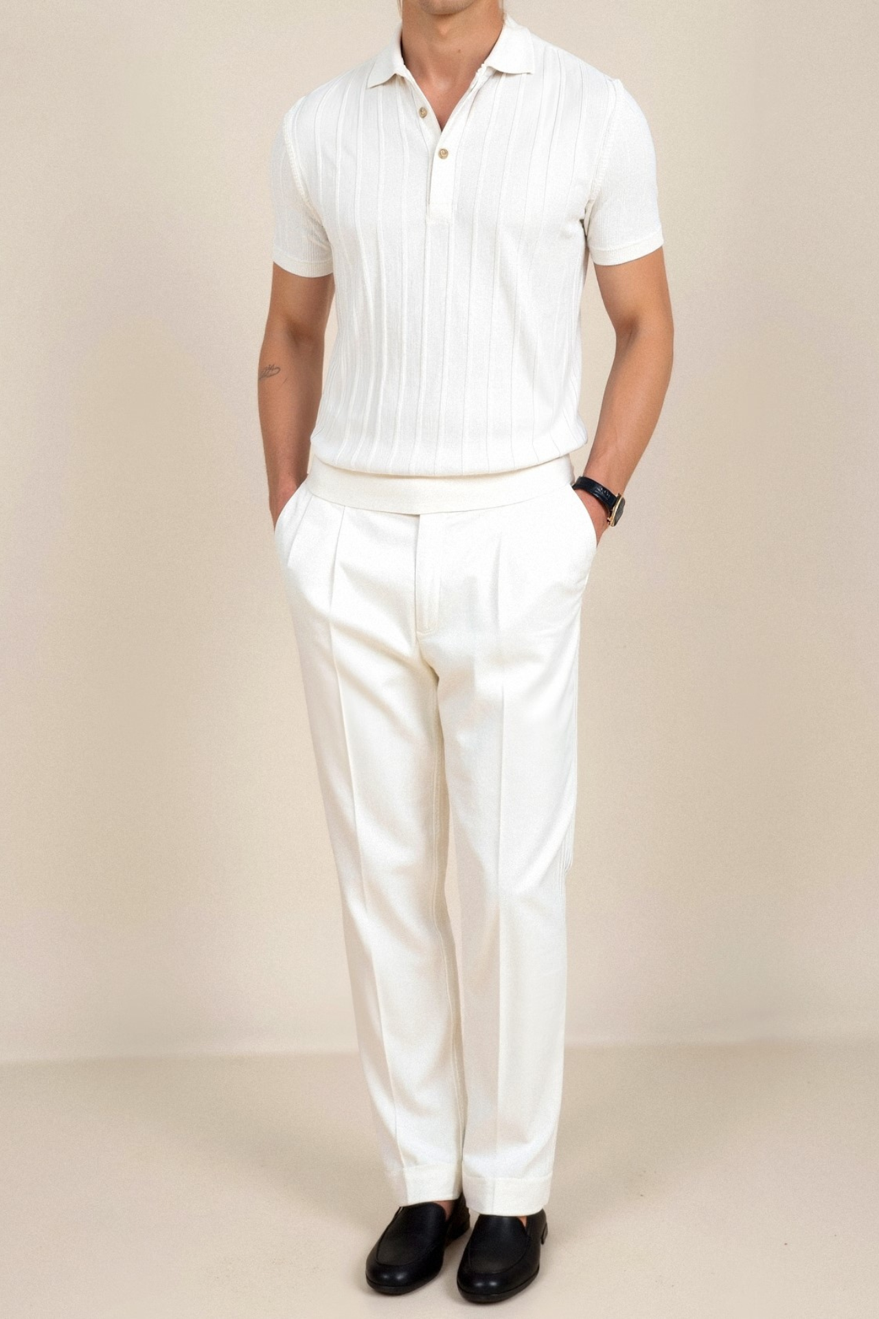 PALERMO VERTICAL STRIPED POLO