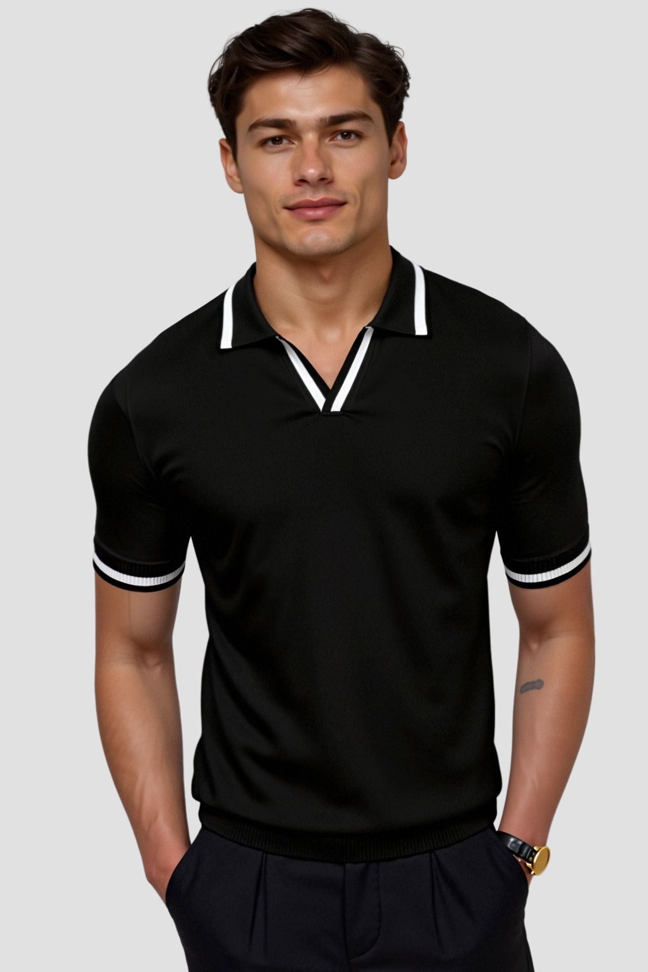 CONTRAST EDGE POLO