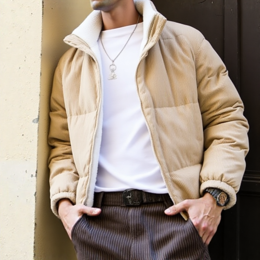 DORIAN - OMKEERBARE CORDUROY JAS