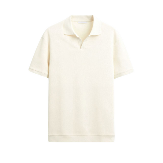 VORO Woolen Structure Polo T-Shirt