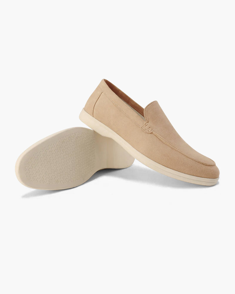 SUEDE SLIP-ON LOAFERS