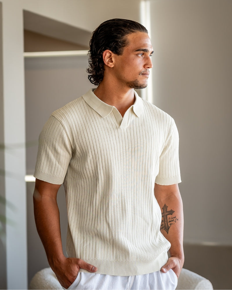 PREMIUM RIBBED POLO