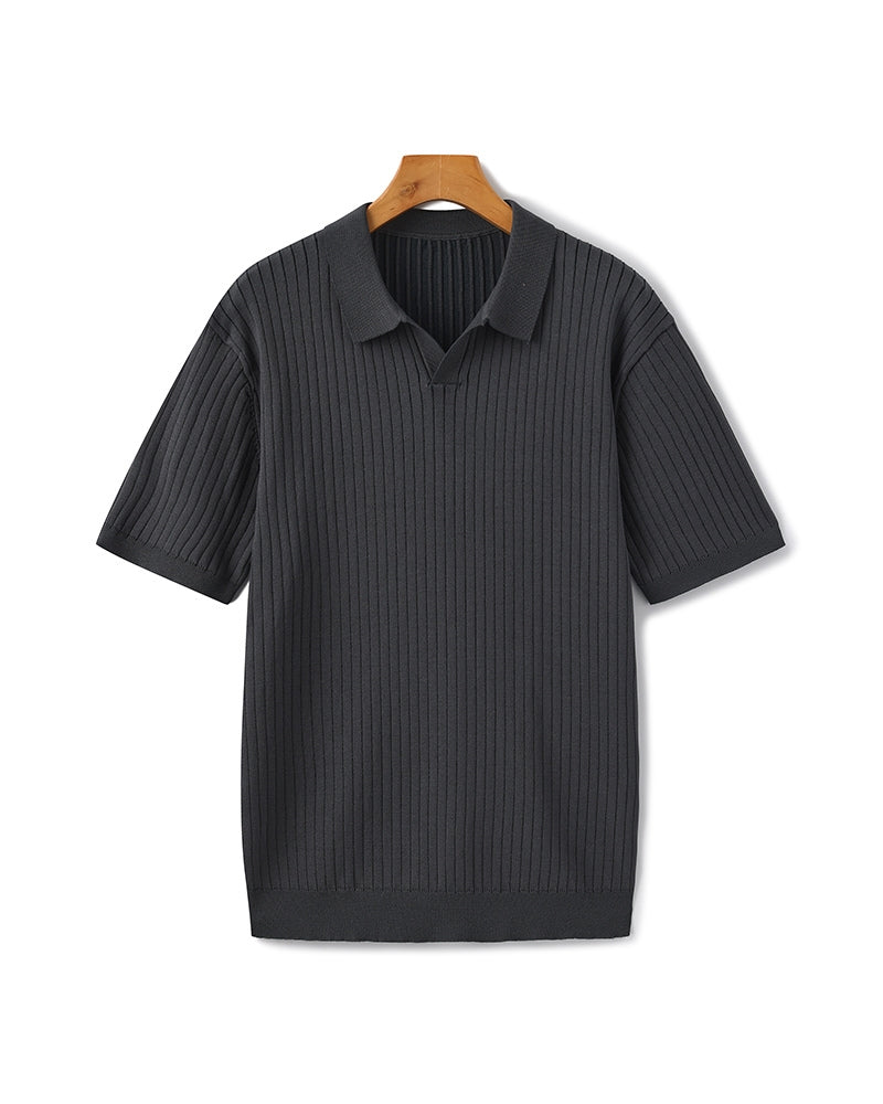 PREMIUM RIBBED POLO