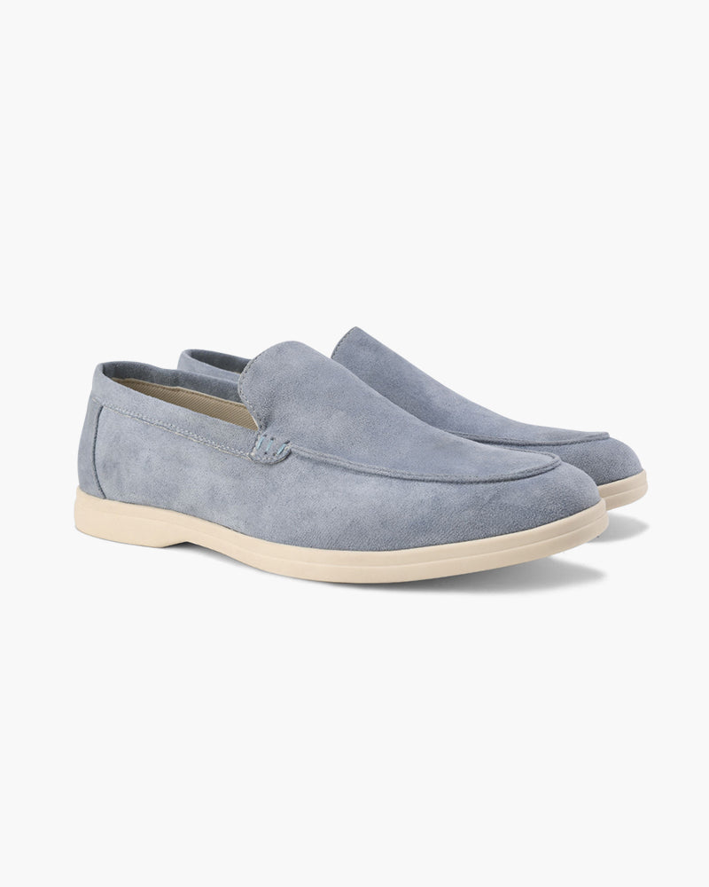 SUEDE SLIP-ON LOAFERS