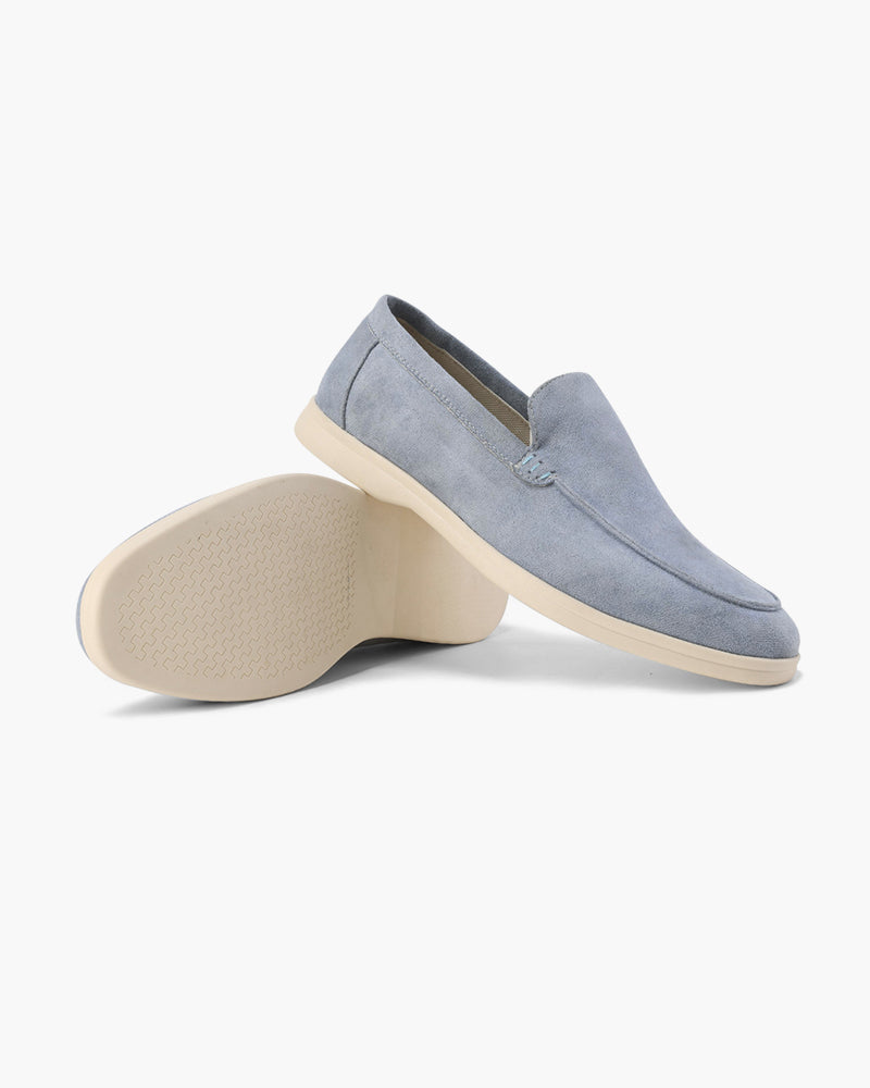 SUEDE SLIP-ON LOAFERS