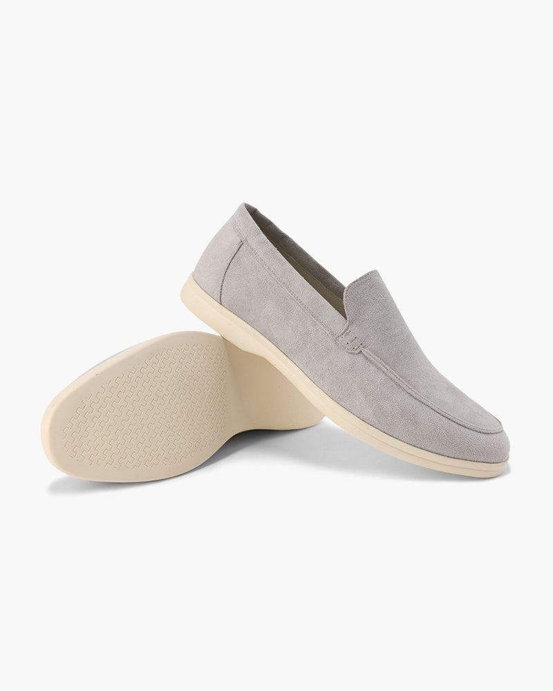 SUEDE SLIP-ON LOAFERS