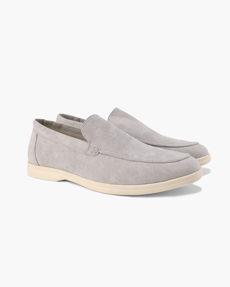 SUEDE SLIP-ON LOAFERS