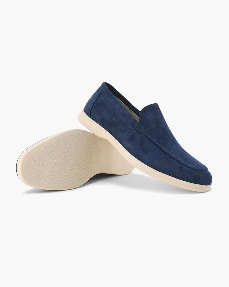 SUEDE SLIP-ON LOAFERS