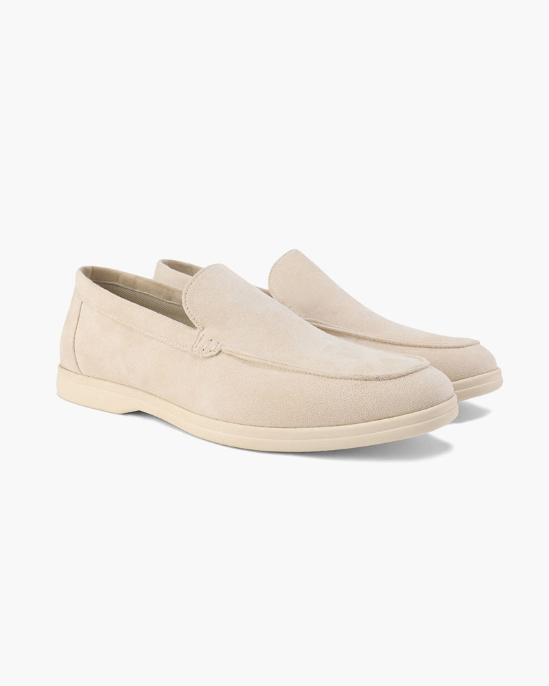 SUEDE SLIP-ON LOAFERS