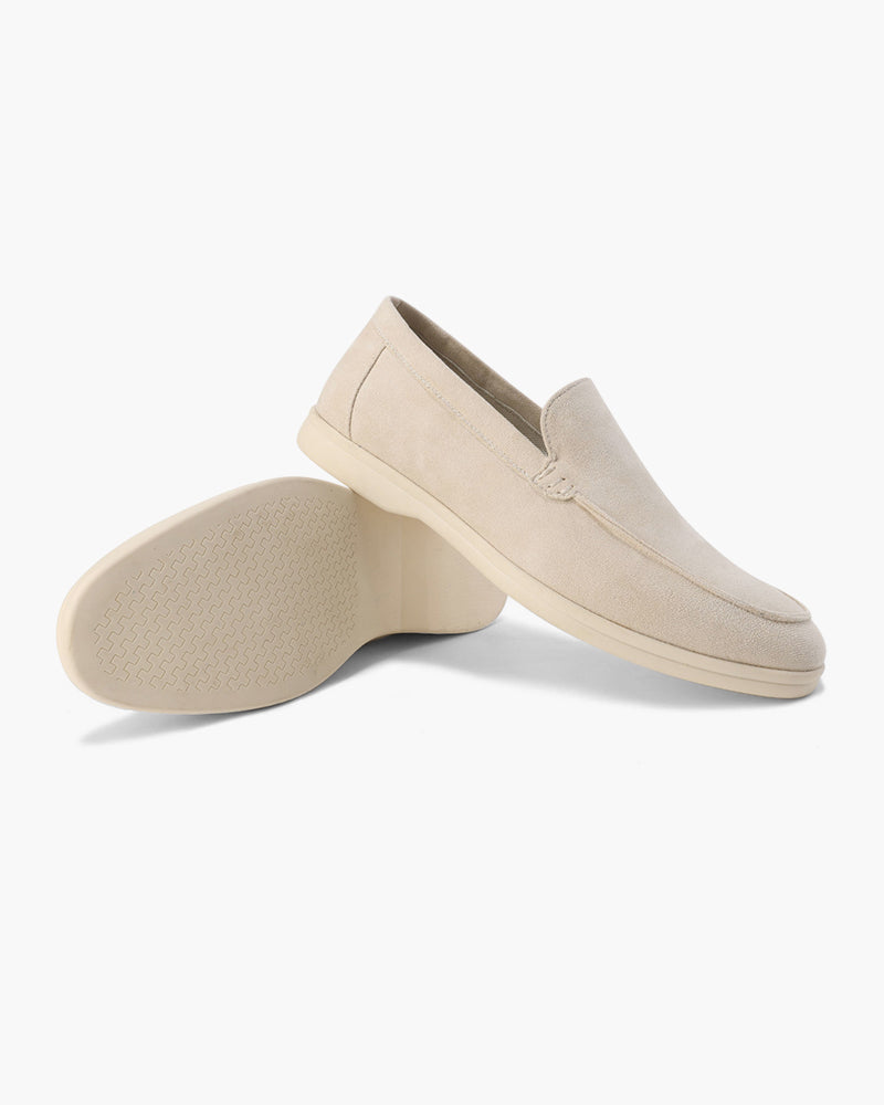 SUEDE SLIP-ON LOAFERS