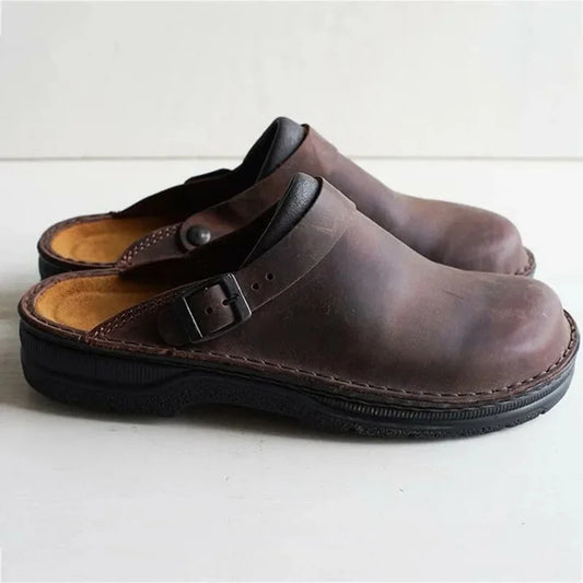 MOHR. Leren Clogs