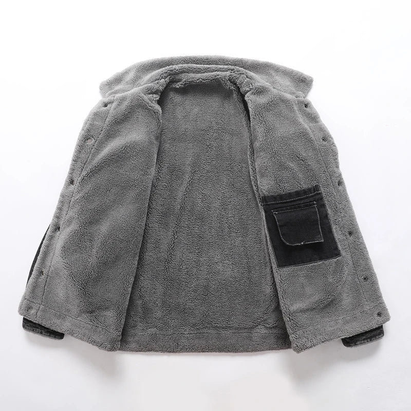 MOHR. DENIM FLEECE JAS