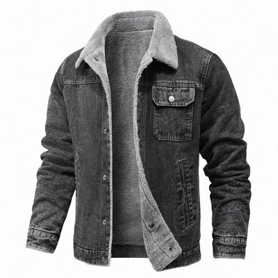 MOHR. DENIM FLEECE JAS