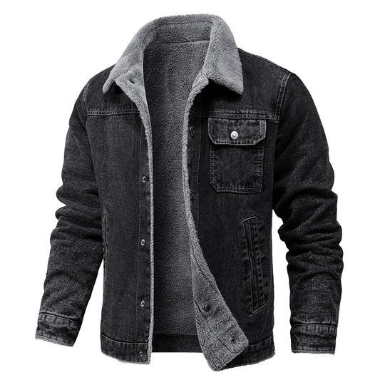 MOHR. DENIM FLEECE JAS