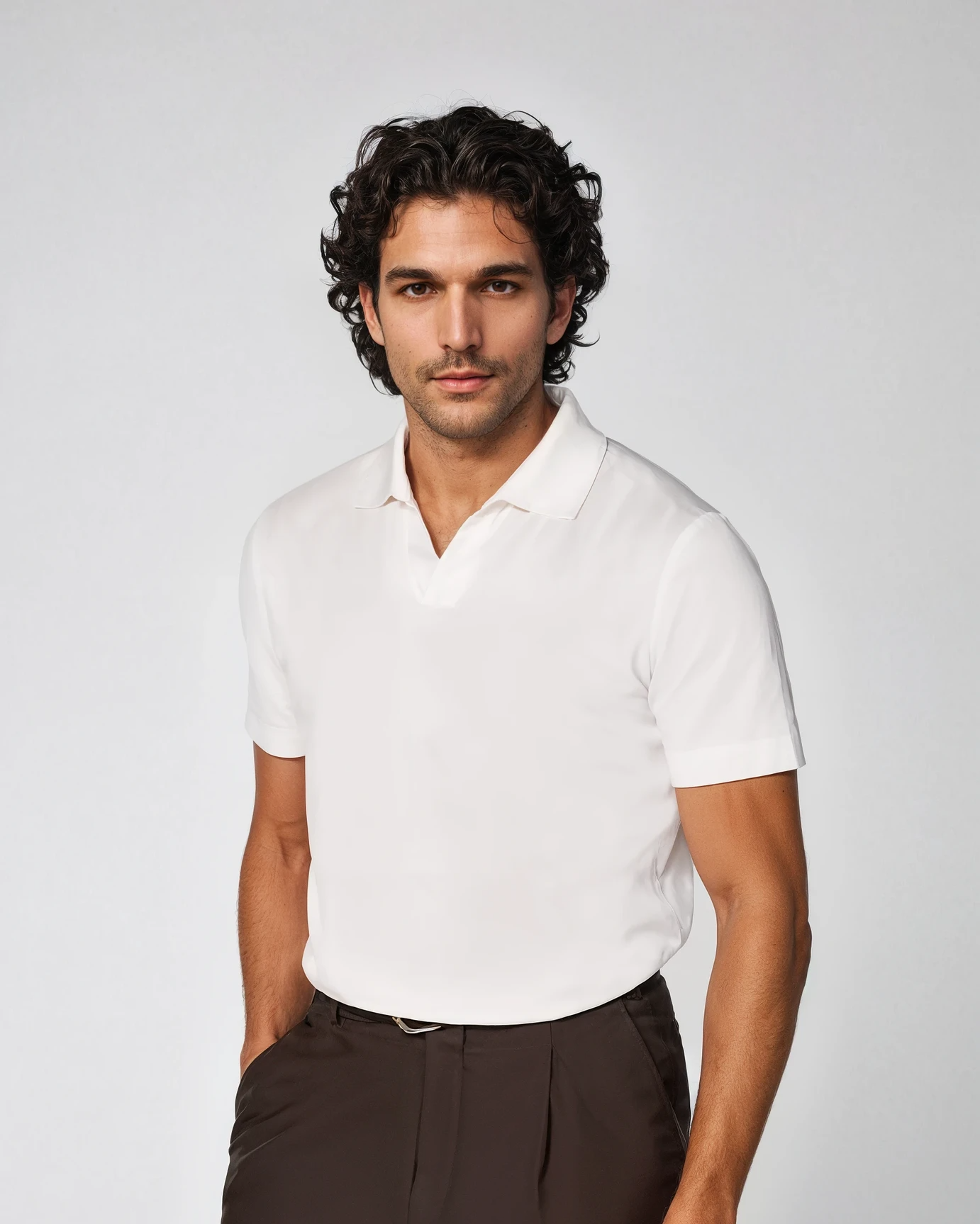 SORRENTO V-NECK POLO