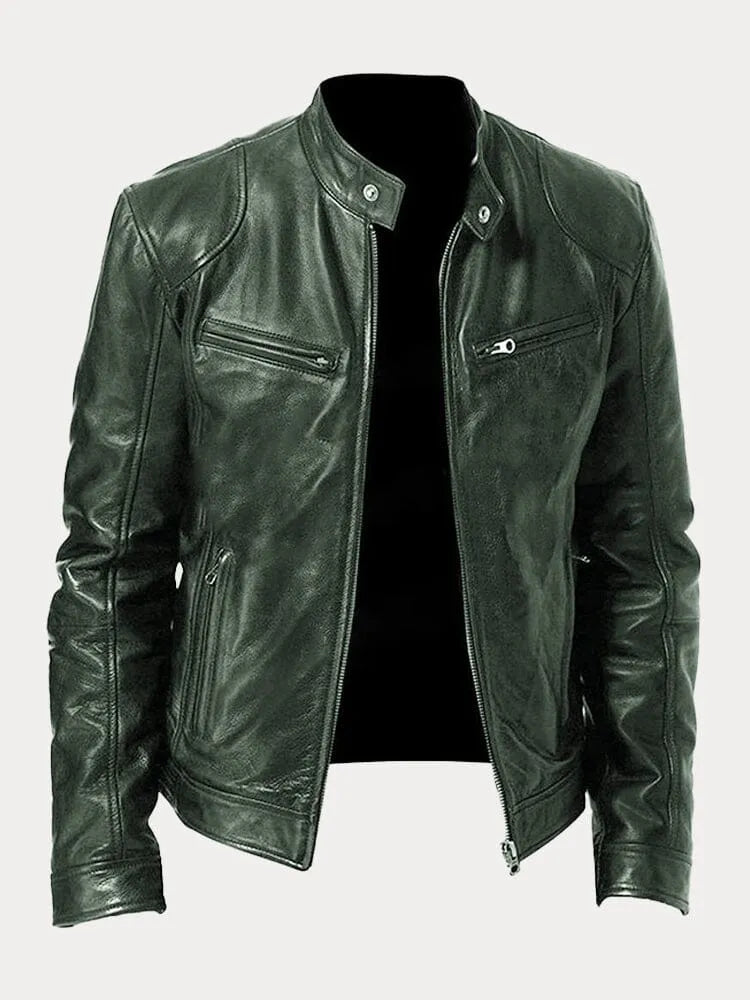 MOHR. LEATHER JACKET
