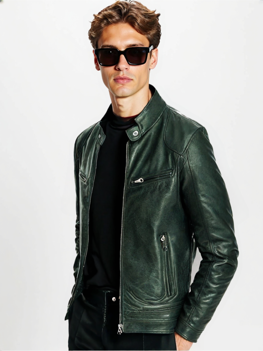 MOHR. LEATHER JACKET