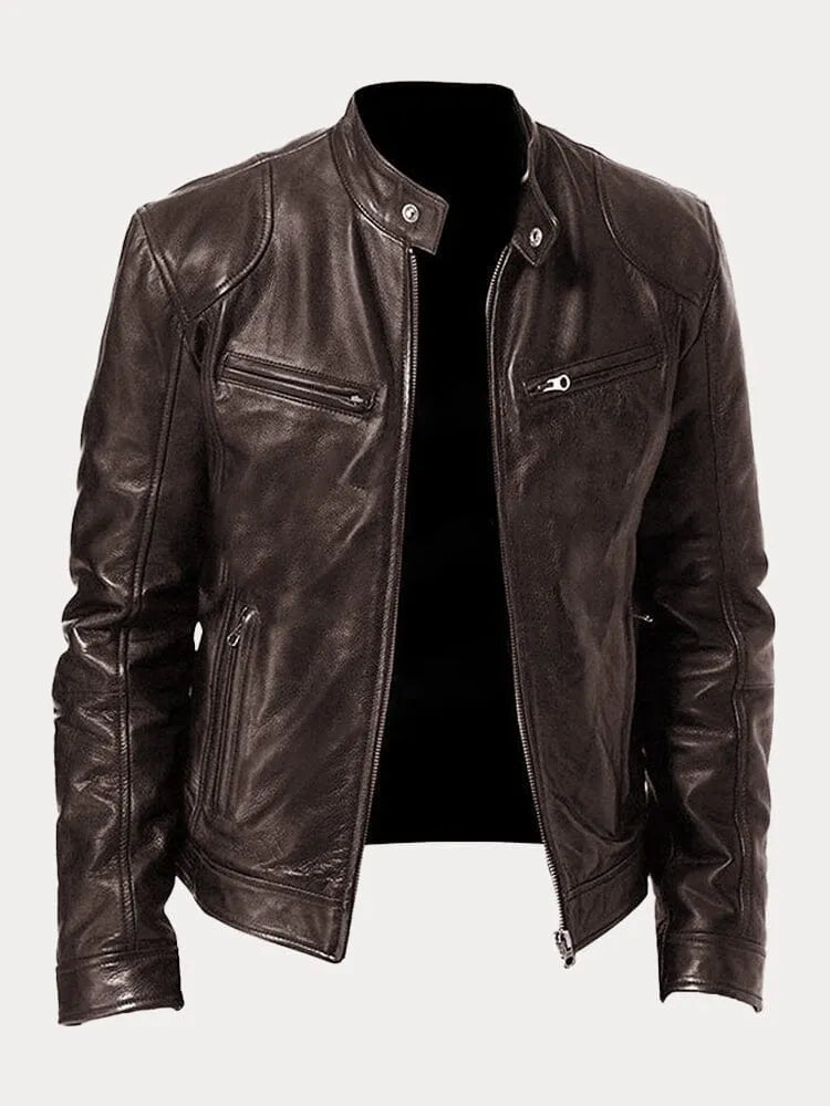 MOHR. LEATHER JACKET