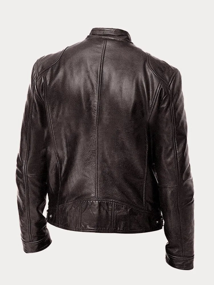 MOHR. LEATHER JACKET