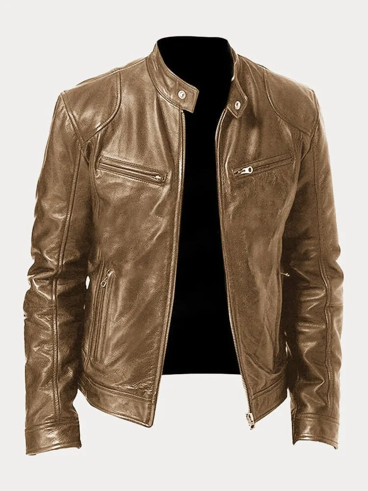 MOHR. LEATHER JACKET