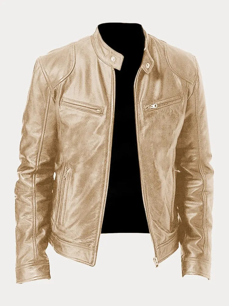 MOHR. LEATHER JACKET