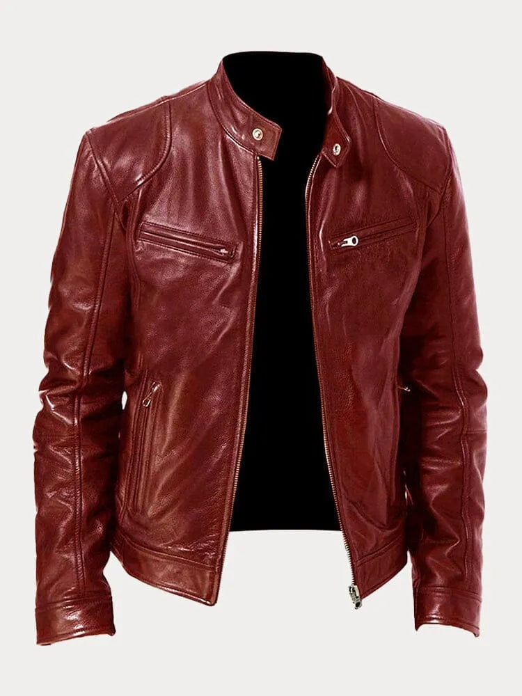 MOHR. LEATHER JACKET