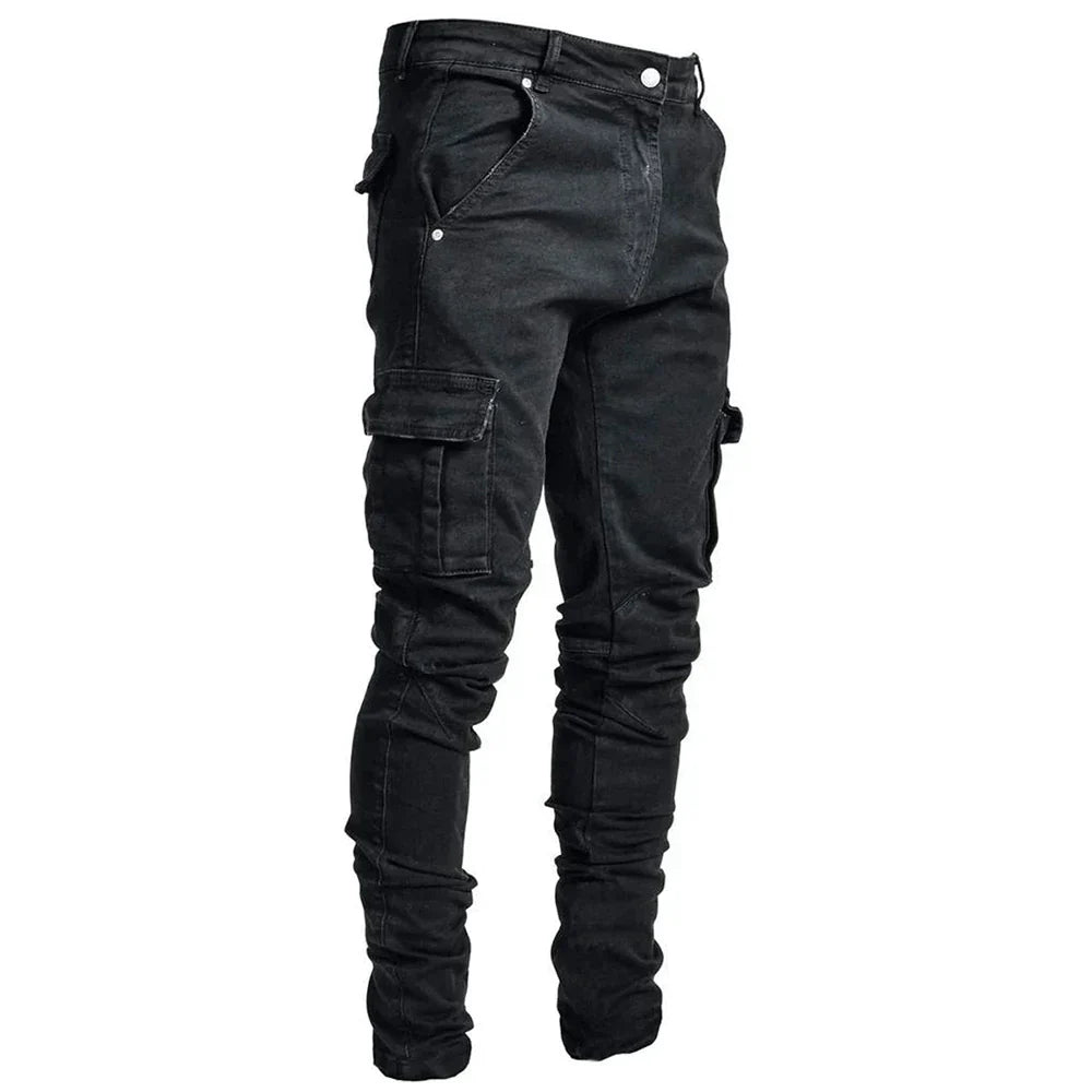 CARGO STREET ELASTIC JEANS