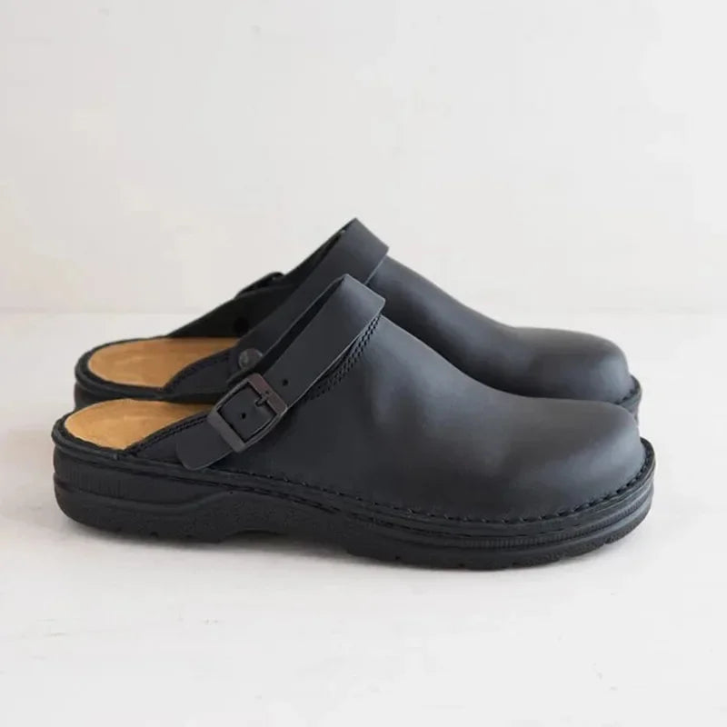 MOHR. Leren Clogs