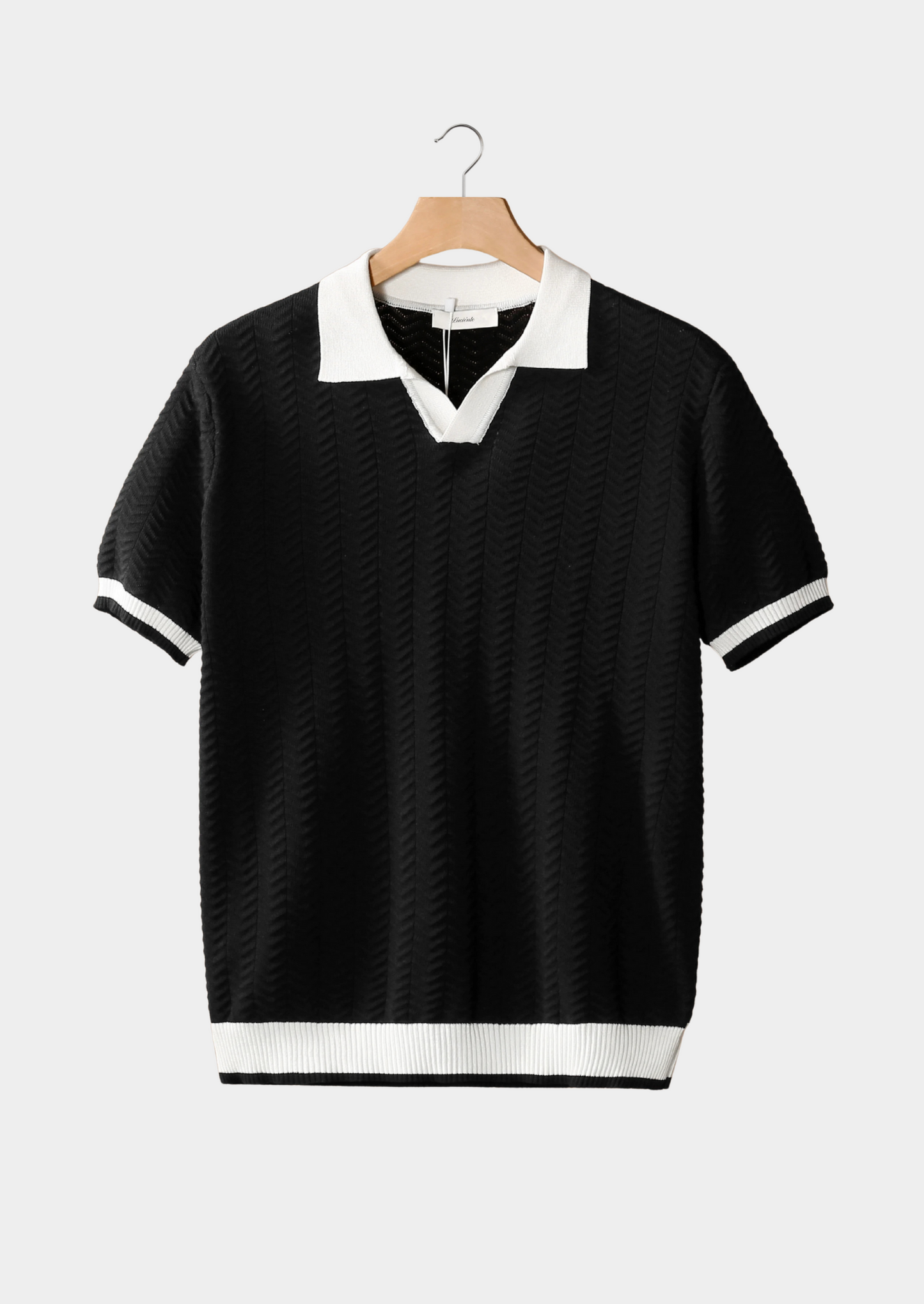VARO CONTRAST TEXTURED POLO