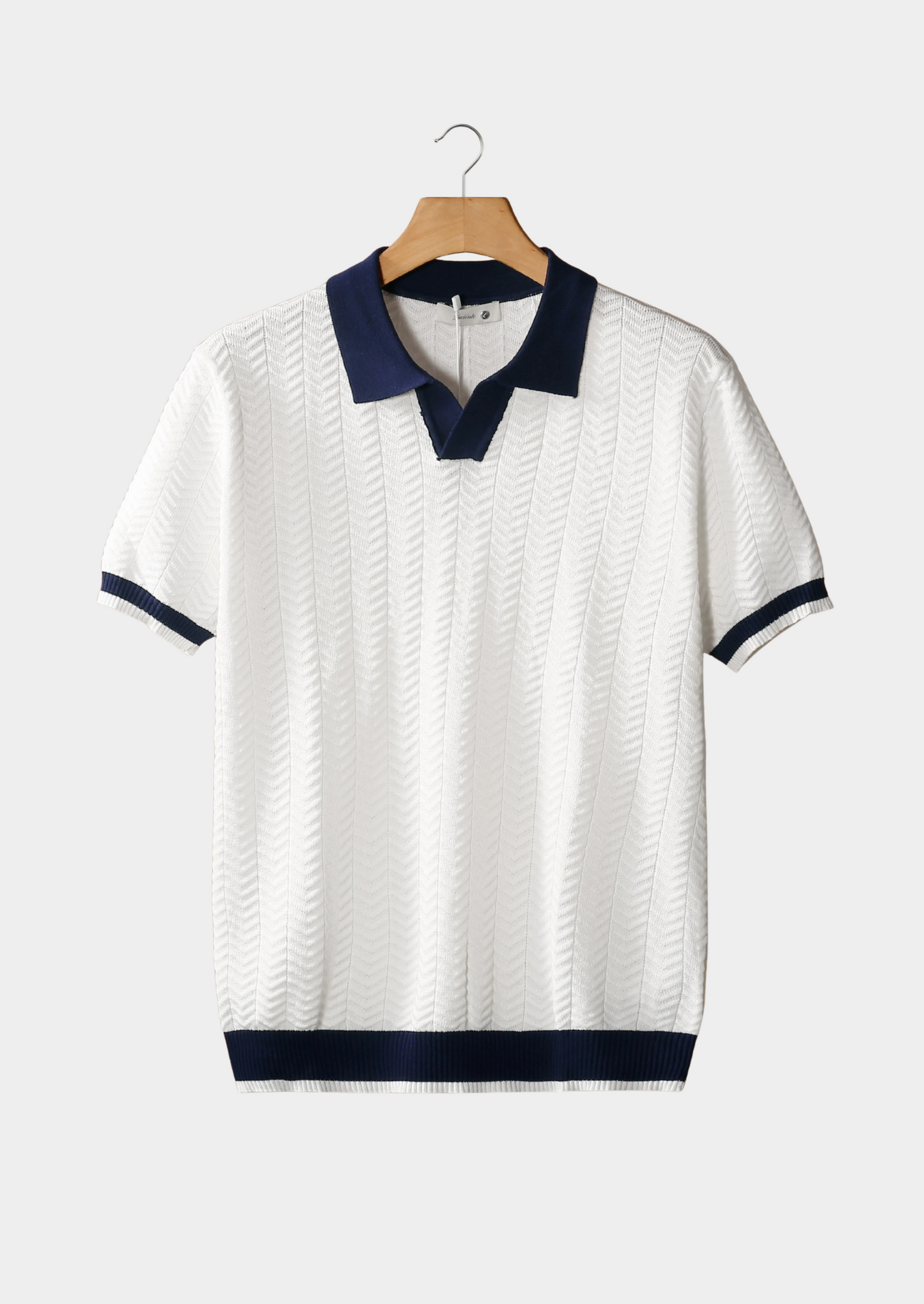 VARO CONTRAST TEXTURED POLO