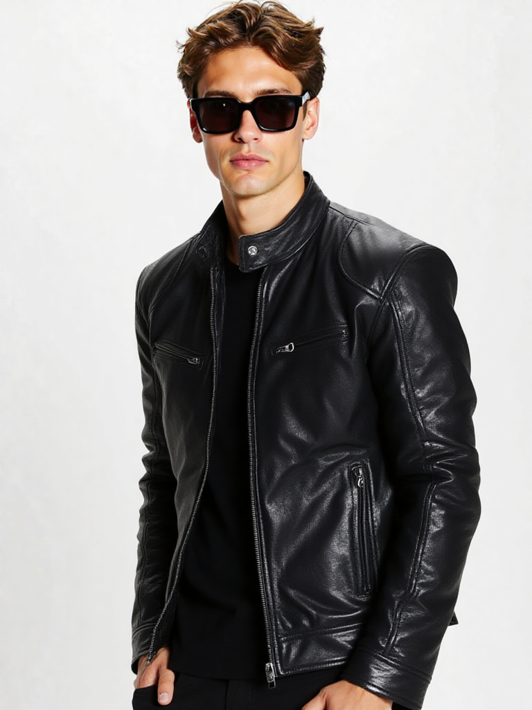 MOHR. LEATHER JACKET